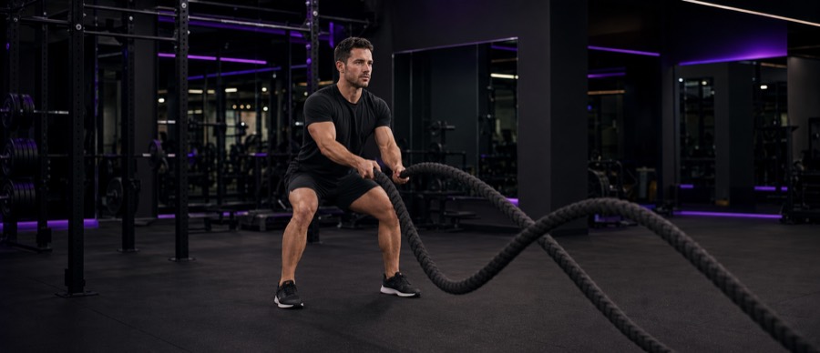Functional Training high-intensity circuit class at Top Gym Dubai